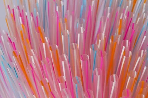 Colorful drinking straws Stock-Fotos