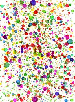 Colorful drops Stock Illustration