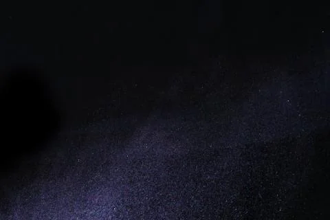 Colorful dust explode at black background. Celebrate Indian Holi festival of  Foto stock