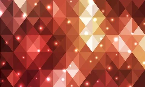 Colorful dynamic backdrop with rhombus. Glitter abstract illustration. Stock Illustration