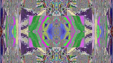 Colorful dynamic sci-fi luxury iridescent pattern background. Stock Footage 111589463