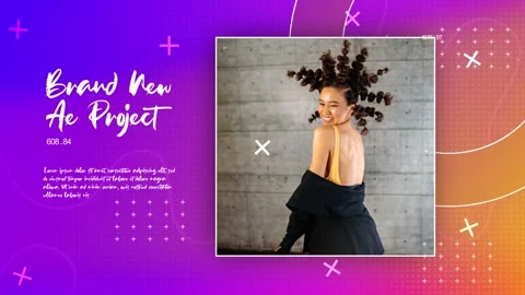 Colorful Dynamic Slideshow Stock After Effects