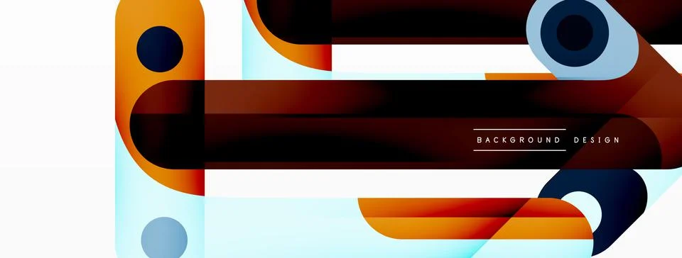 Colorful dynamic stripe composition. Lines geometric creative abstract 스톡 일러스트