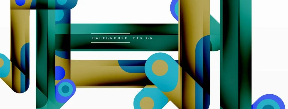 Colorful dynamic stripe composition. Lines geometric creative abstract 스톡 일러스트