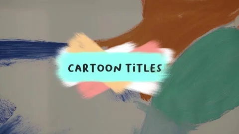Colorful Dynamic Titles for After Effects Stock After Effects