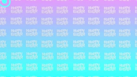 Colorful Easter Background Blurred Text Overlay Effect Stock Footage 306656894