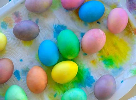 Colorful Easter Background Foto stock