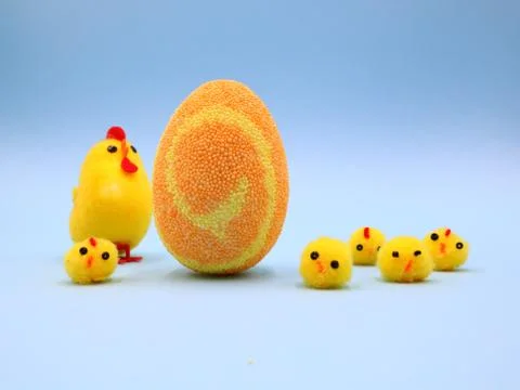 Colorful Easter Composition 스톡 사진