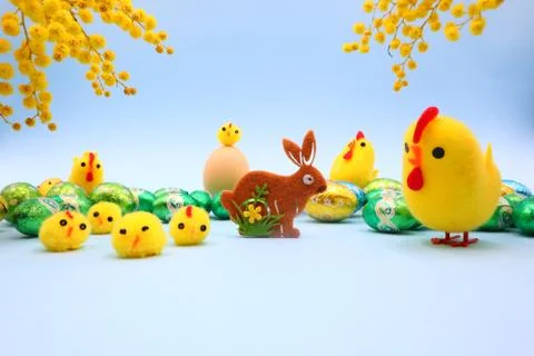 Colorful Easter Composition Foto stock