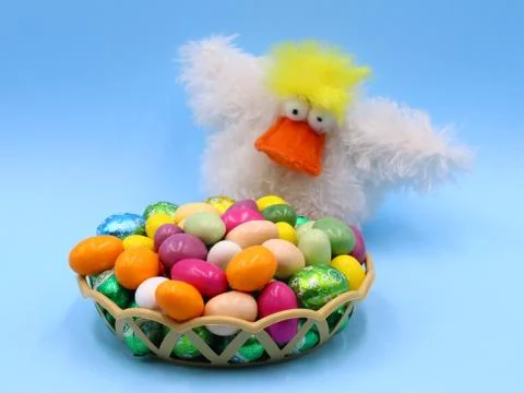 Colorful Easter Composition Foto stock