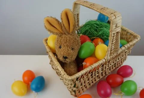 Colorful easter decoration Stock Photos