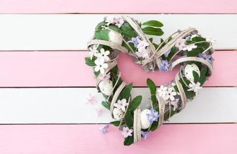 Colorful easter decorations Foto stock