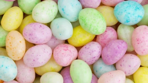 Colorful Easter egg background zoom in and rotate Stock Footage 310637057