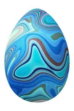 Colorful Easter Egg, Happy Easter イラスト素材