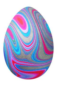 Colorful Easter Egg, Happy Easter Stock Illustration
