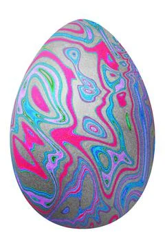 Colorful Easter Egg, Happy Easter Stock Illustration
