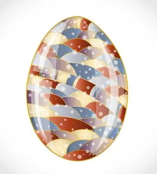 Colorful easter egg. Stock Illustration