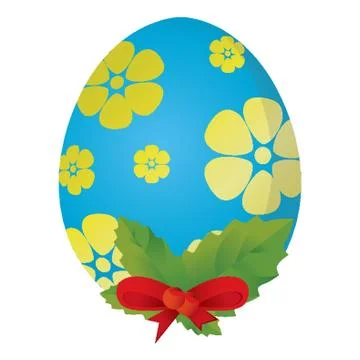 Colorful Easter Egg Stock Illustration