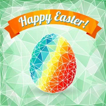Colorful Easter egg Illustrazione stock