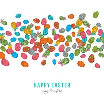 Colorful easter egg isolated on white background. Vector illustration Stock-Illustration