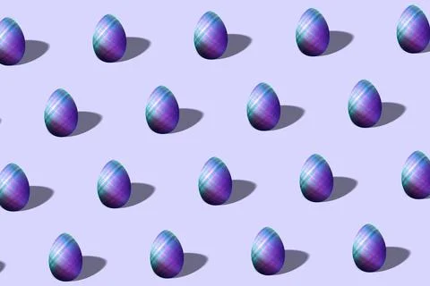 Colorful Easter egg pattern made, multicolored Egg イラスト素材