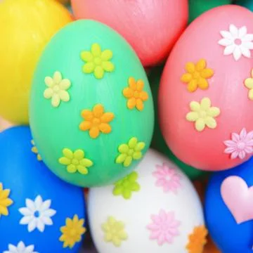 Colorful easter egg 스톡 사진