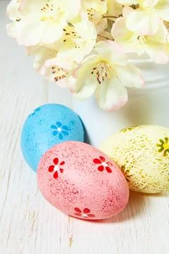 Colorful easter egg Stock Photos