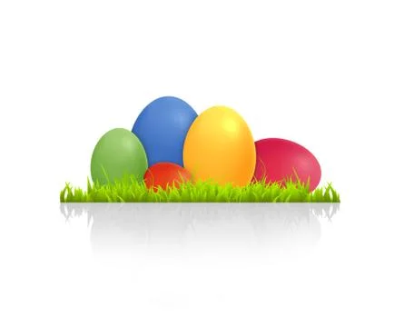 Colorful easter eggs Stock Illustration