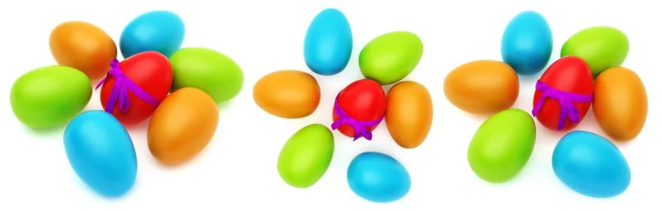 Colorful easter eggs Stock Illustration
