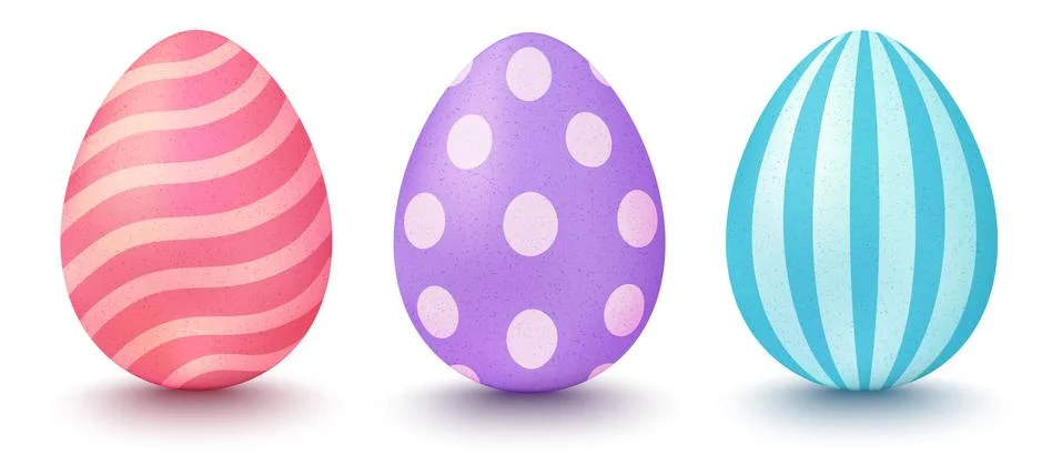 Colorful Easter eggs Stock Illustration