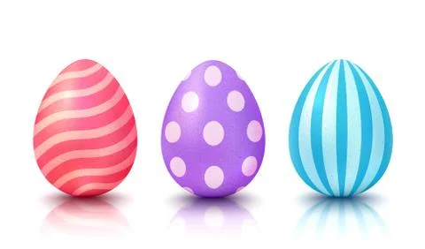 Colorful Easter eggs Stock Illustration