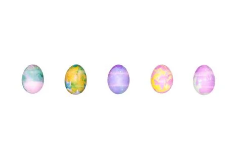 Colorful easter eggs Stock Photos