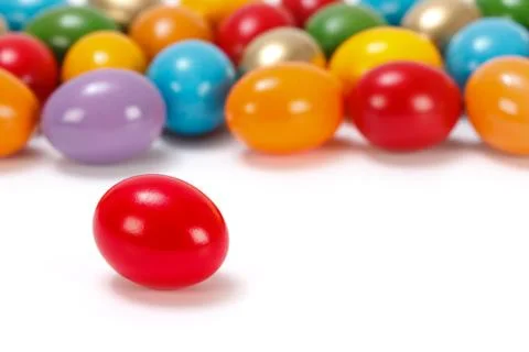 Colorful easter eggs Stock Photos