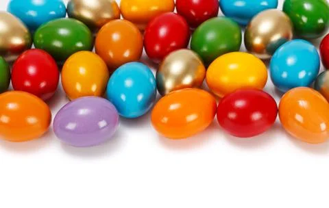 Colorful easter eggs Stock Photos