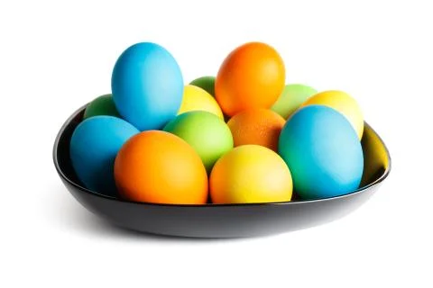 Colorful Easter eggs Stock Photos