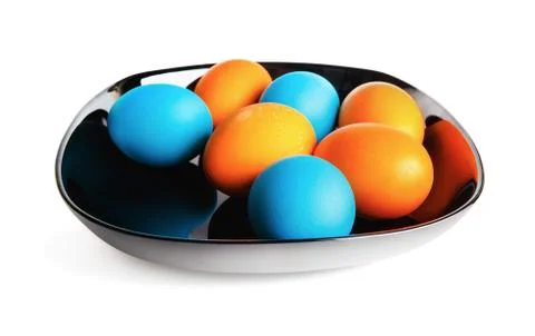 Colorful easter eggs Stock Photos