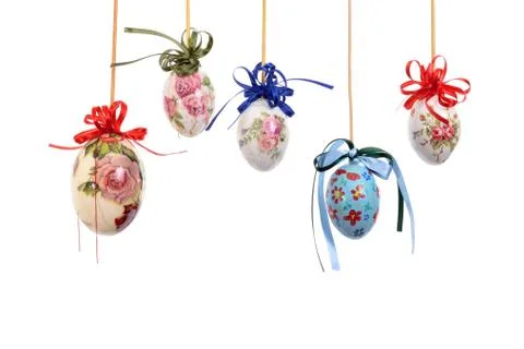 Colorful Easter eggs 写真素材