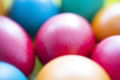 Colorful Easter Eggs Stock Photos