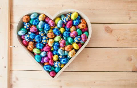Colorful easter eggs Stock Photos