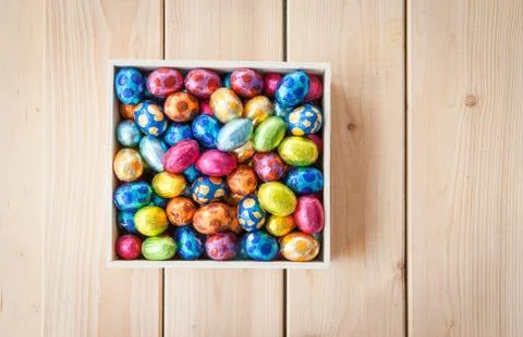 Colorful easter eggs Stock Photos