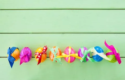 Colorful easter eggs Foto stock