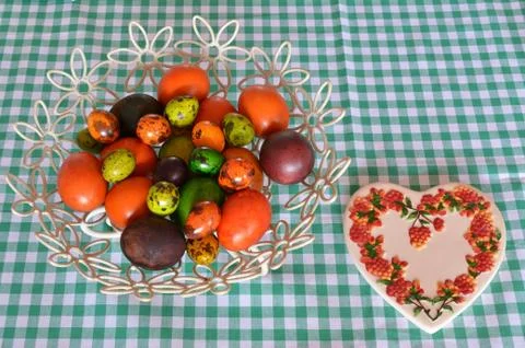 Colorful Easter Eggs Stock Photos