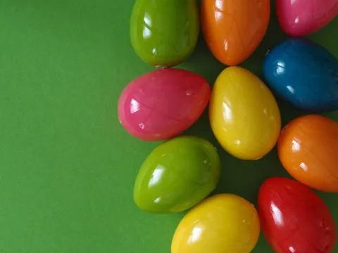 Colorful Easter eggs Stock Photos