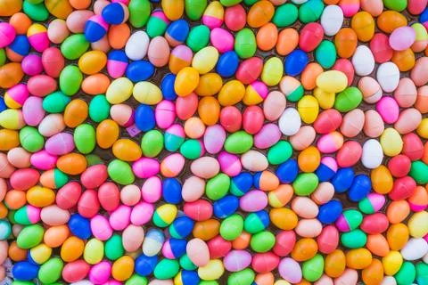 The Colorful easter eggs Stock Photos