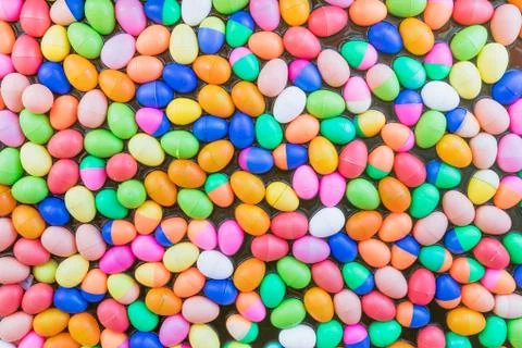 The Colorful easter eggs Stock Photos