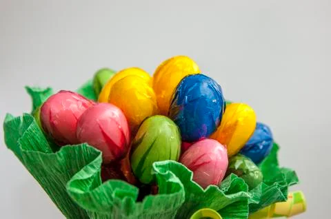 Colorful Easter Eggs Stock Photos