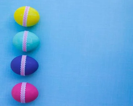 Colorful easter eggs Stock Photos