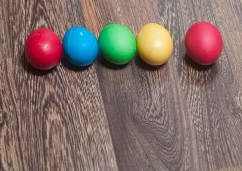 Colorful Easter Eggs 스톡 사진