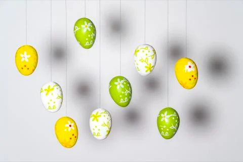 Colorful Easter eggs Foto stock