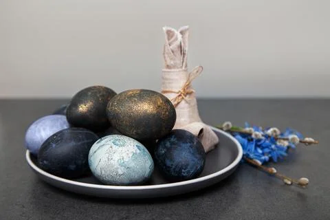 Colorful Easter eggs Stock Photos